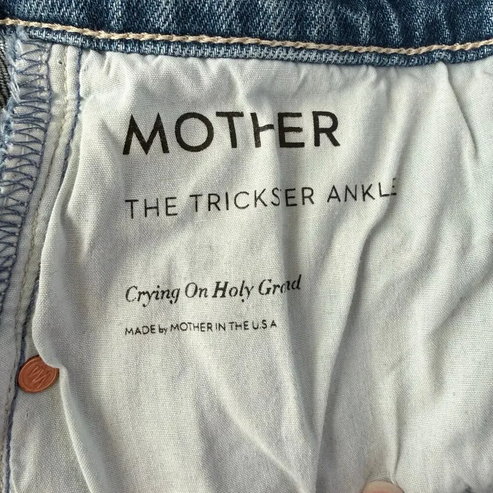 Mother SUPERIOR Trickster Ankle size 27 Crying On Holy Ground High Rise